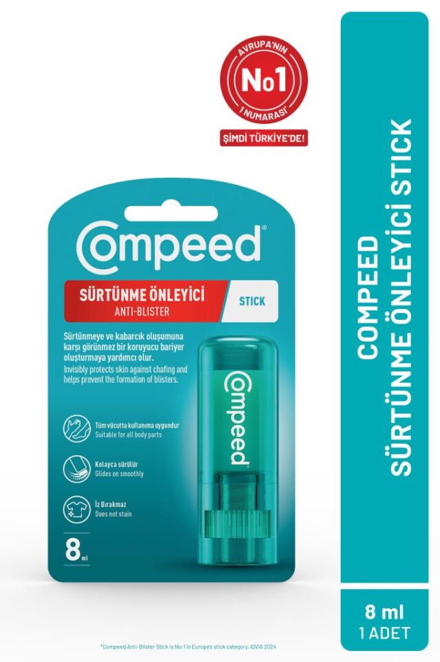 COOMPED Compeed Sürtünme Önleyici Stick 8 ml