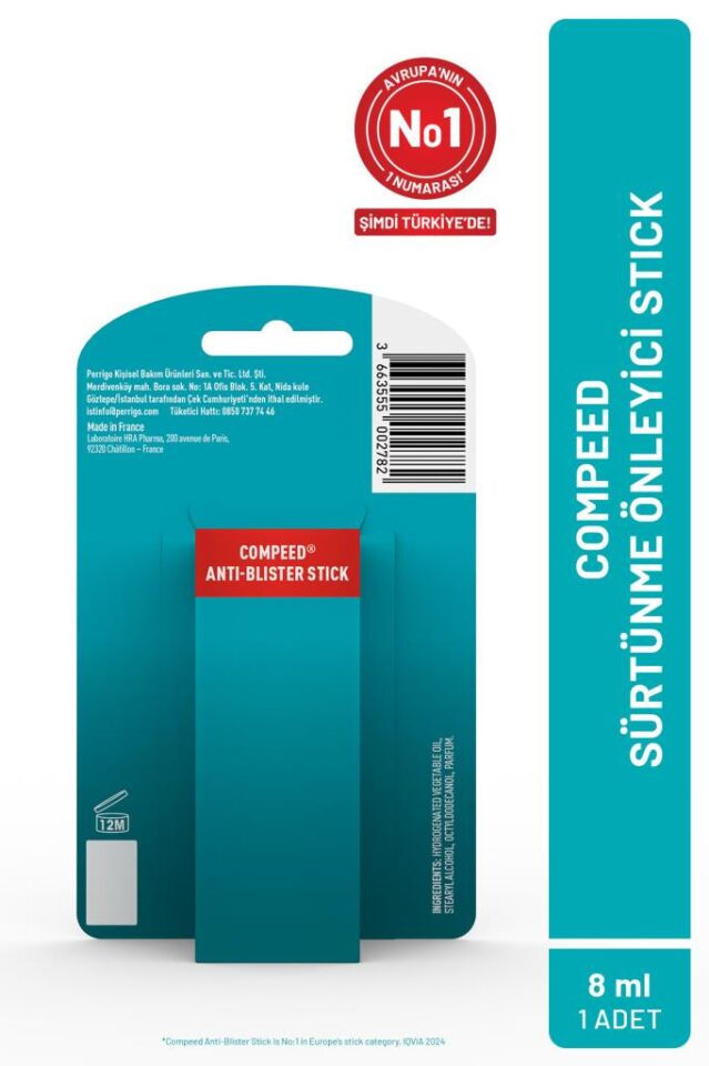 Compeed Sürtünme Önleyici Stick 8 ml