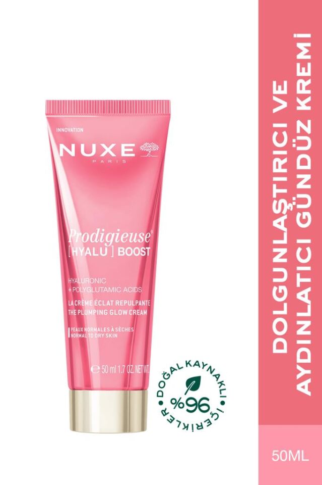 Nuxe Prodigieuse Hyalu Boost Dolgunlaştırıcı Aydınlatıcı Nemlendirici Krem 50 ml