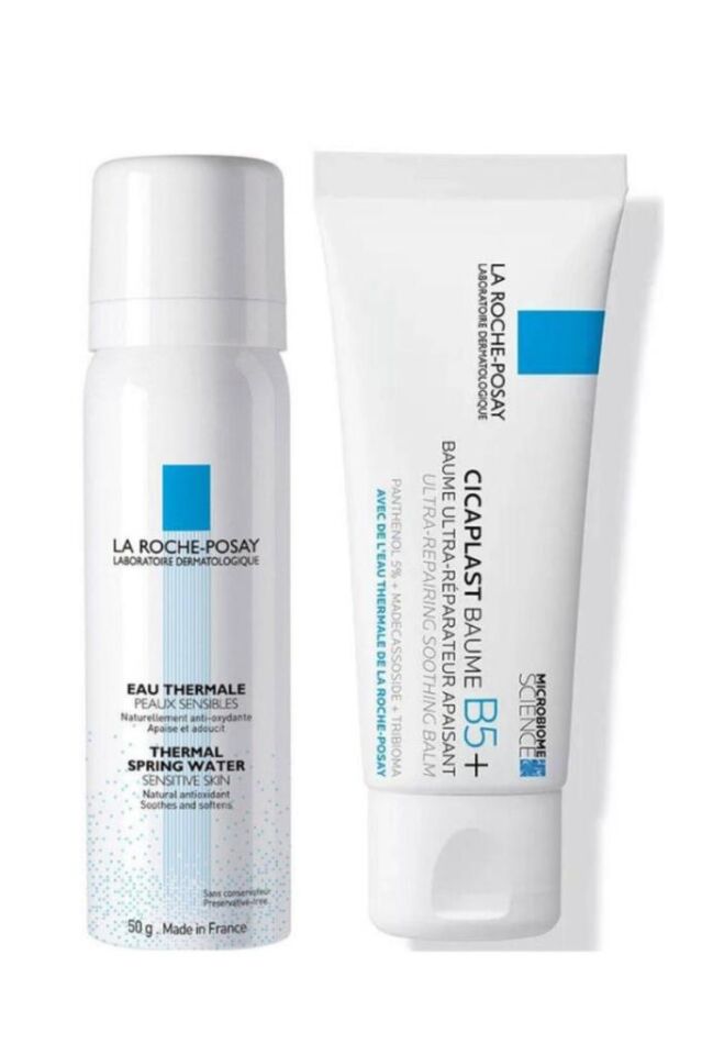 La Roche Posay BAUME B5+ FACE AND BODY CARE CREAM 40ML & THERMAL SPRING WATER 50GR SET