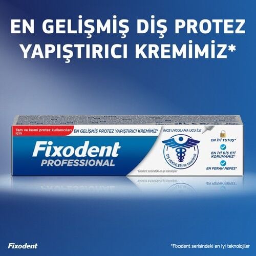 Fixodent Diş Protez Yapıştırıcı Krem Professional 40 gr