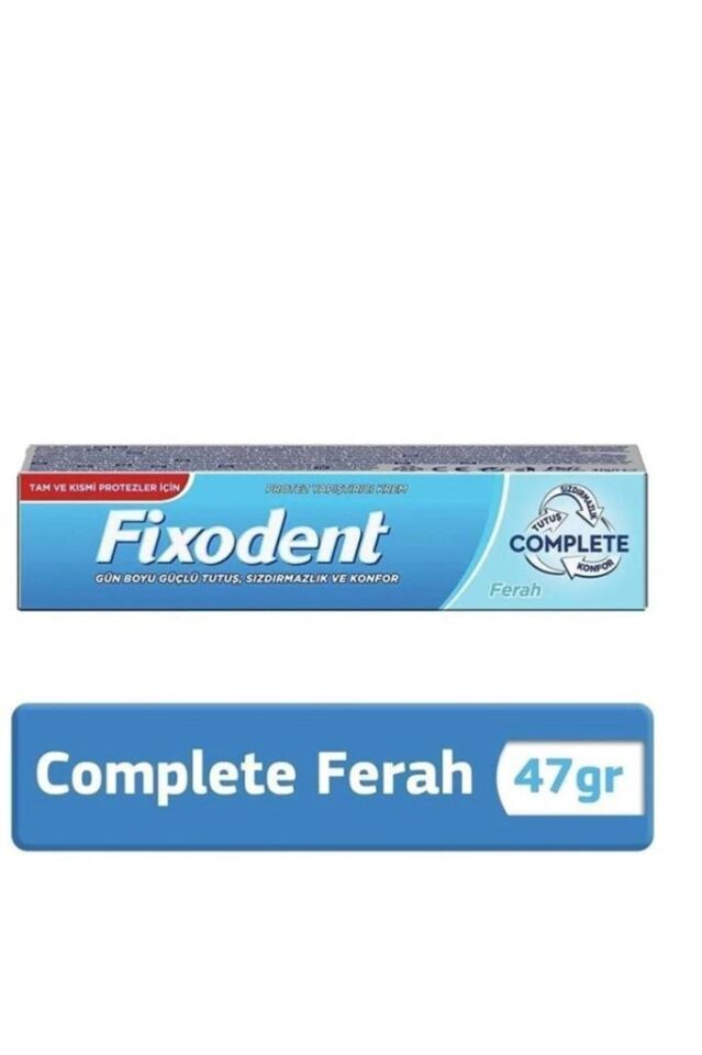Fixodent Denture Adhesive Cream Complete Mint 47 gr
