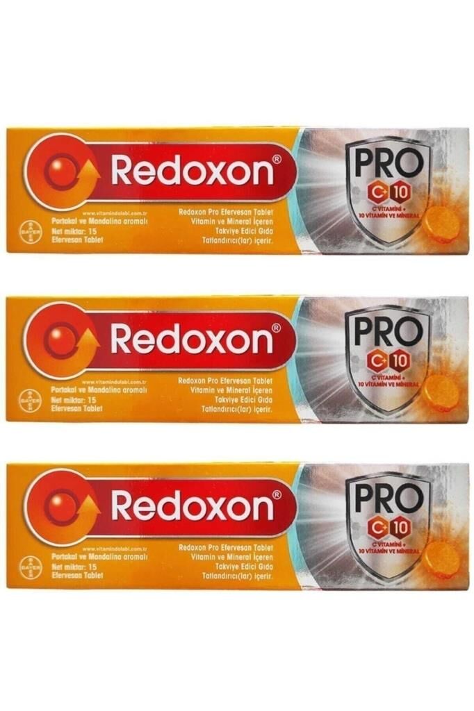 Redoxon Pro 15 Efervesan Tablet 3 Adet