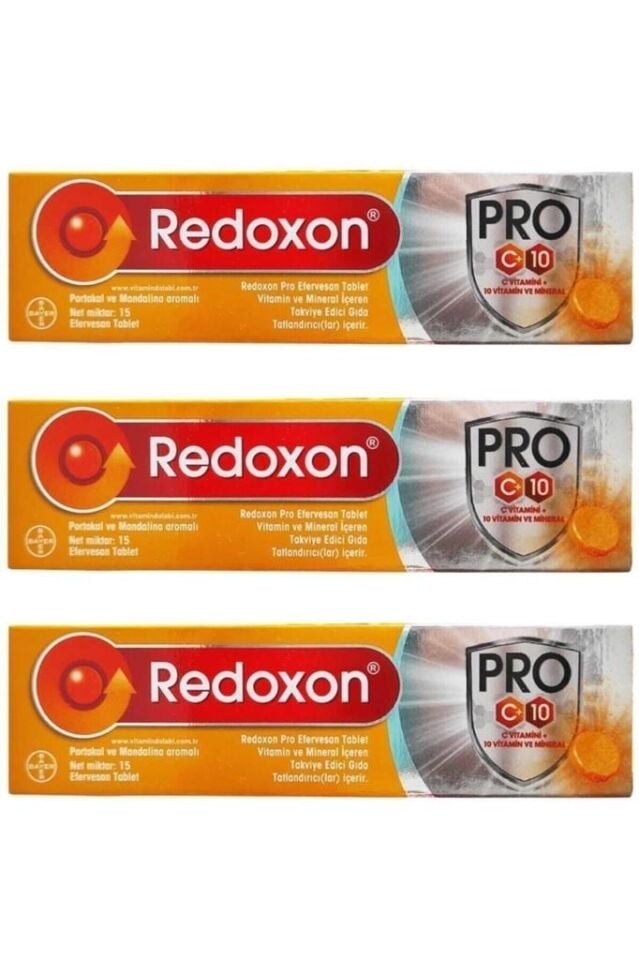 Redoxon Pro 15 Efervesan Tablet 3 Adet