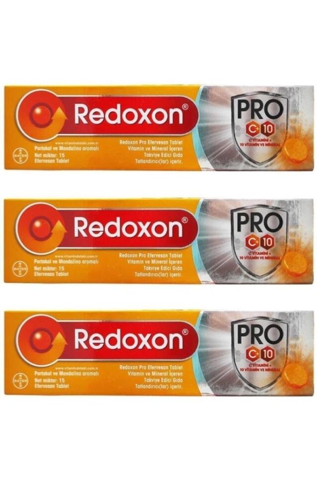 Redoxon Pro 15 Efervesan Tablet 3 Adet
