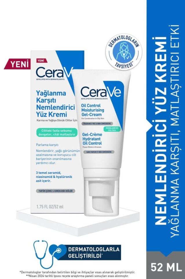 CeraVe Anti-Oily Moisturizing Face Cream 52 ml