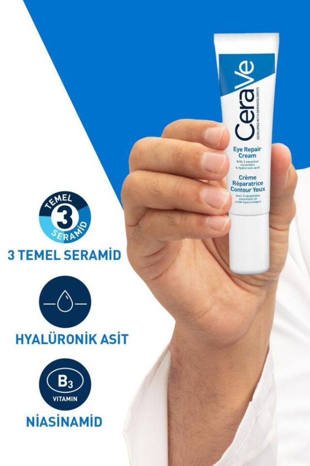 CeraVe Onarıcı ve Nemlendirici Göz Kremi 14 ml