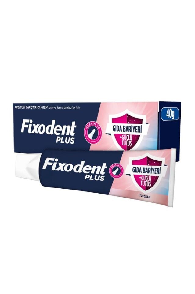 Fixodent Plus Diş Protez Yapıştırıcı Tat İçermez Krem 40 gr