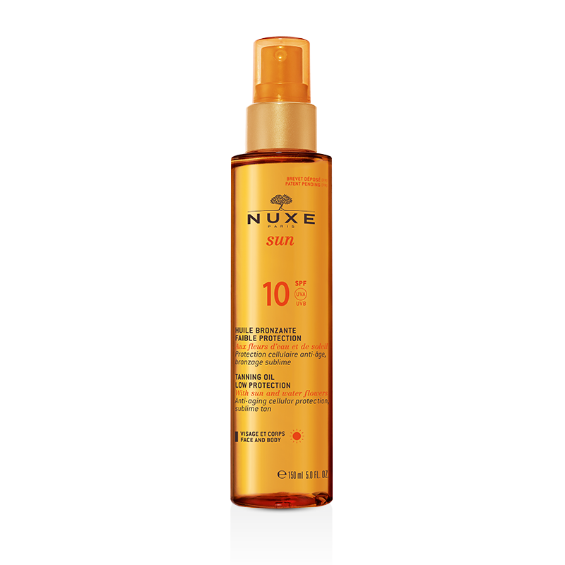 Nuxe Sun Huile Solaire SPF 10 Bronzlaştırıcı Yüz ve Vücut Yağı 150 ml