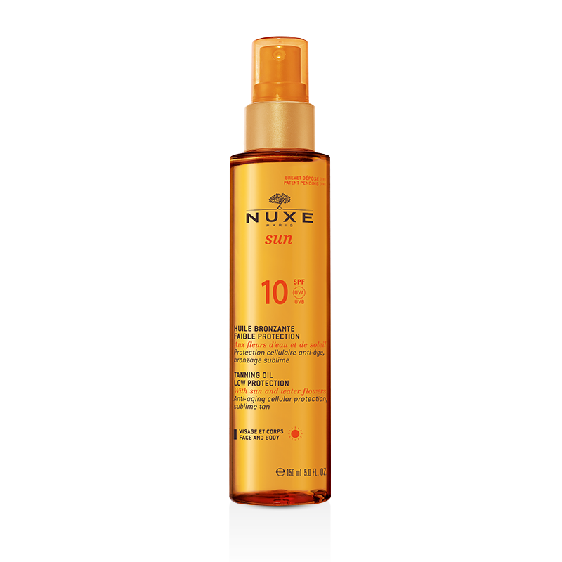Nuxe Sun Huile Solaire SPF 10 Bronzlaştırıcı Yüz ve Vücut Yağı 150 ml