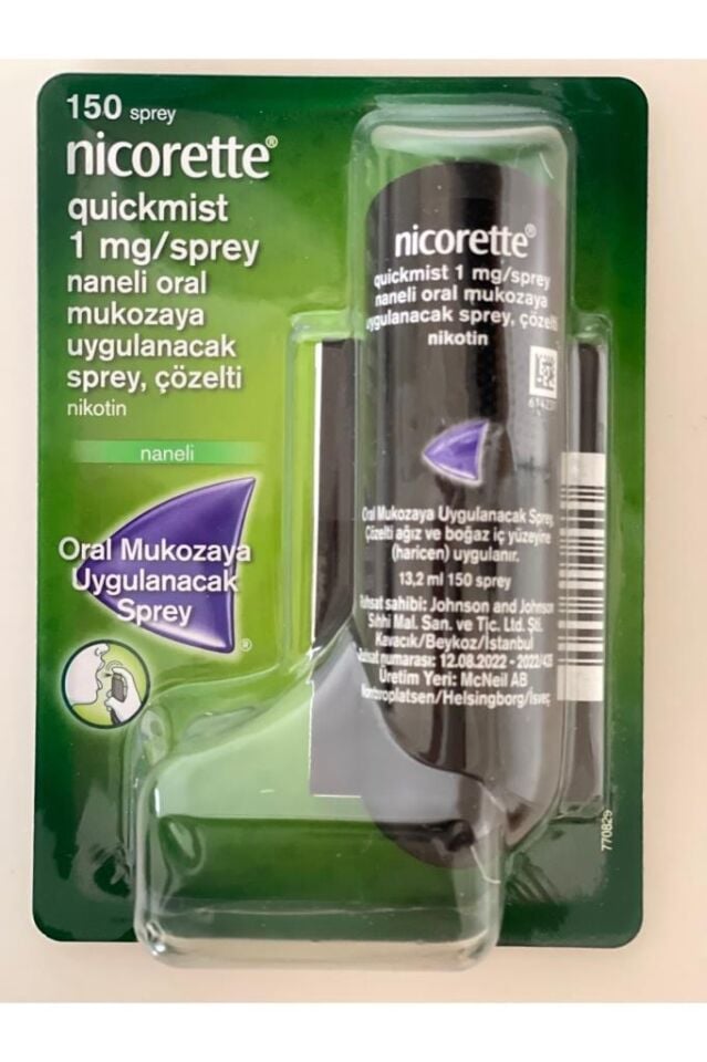 John Nıcorette Quickmist 1mg Naneli Sprey -