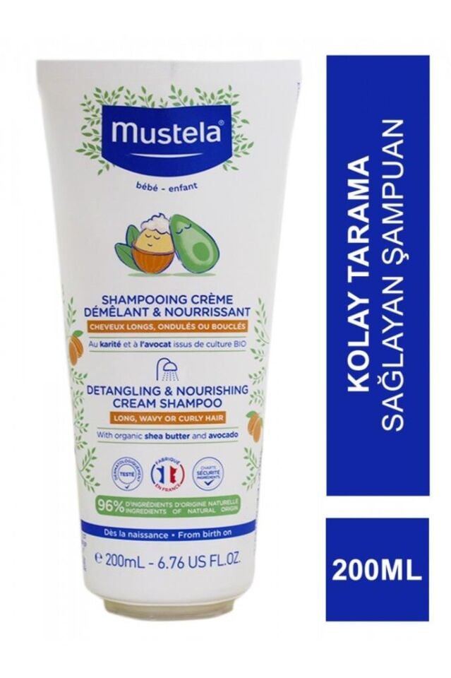 Mustela Anti-Tangle Nourishing Shampoo 200 ml