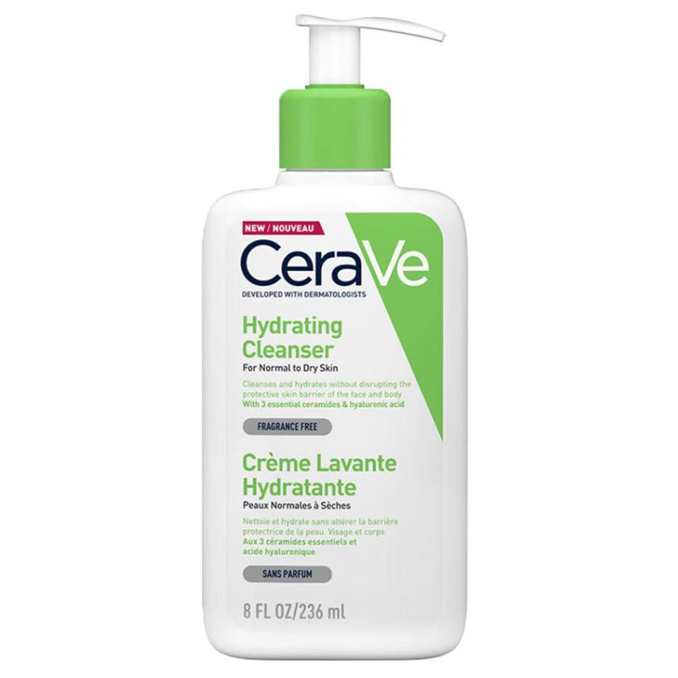 Cerave Hydrating Cleanser 236 ml Moisturizing Facial Cleanser