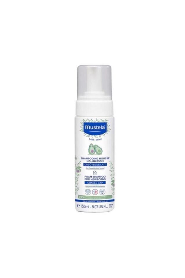 Mustela Foam Shampoo For Newborns 150 ml (Yenidoğan Konak Şampuanı)