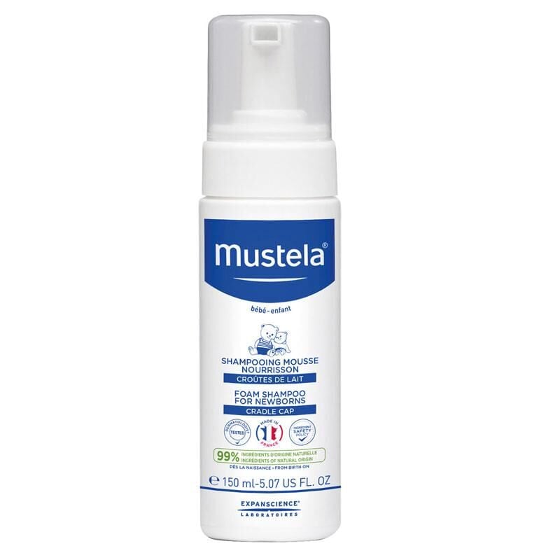 Mustela Foam Shampoo For Newborns 150 ml (Newborn Mansion Shampoo)
