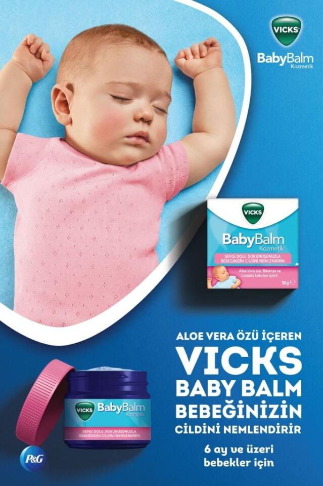 Vicks BabyBalm Nemlendirici 50 gr