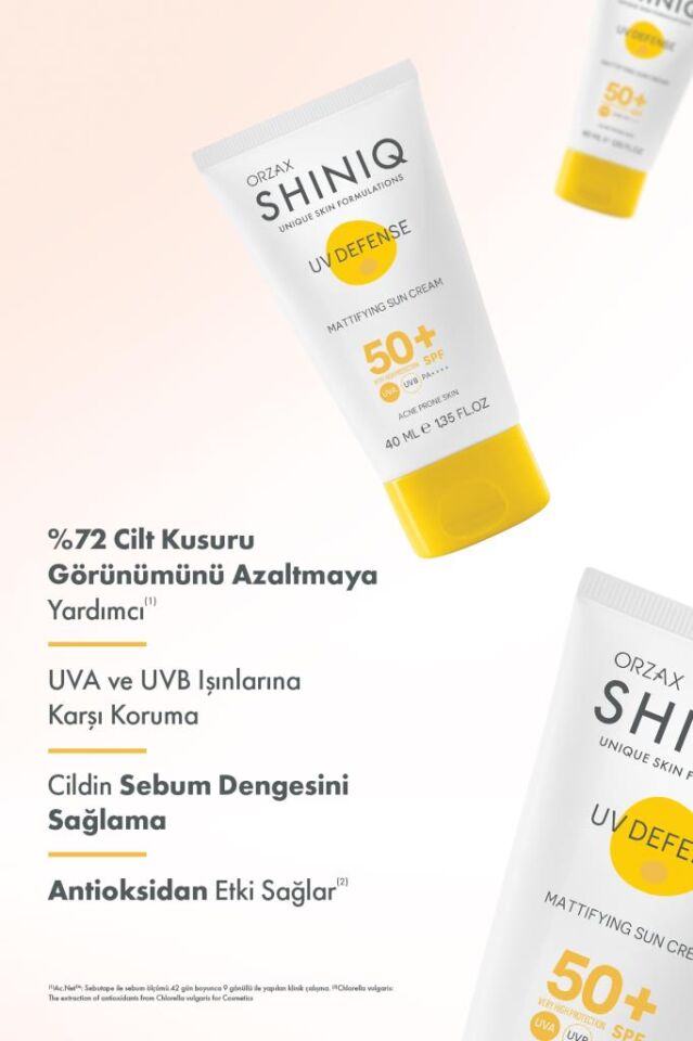 SHINIQ AKNE KARŞITI GÜNEŞ KORUYUCU SPF50+ 40 ML