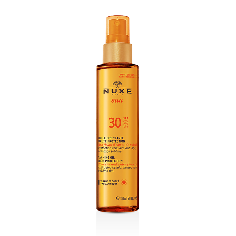 Nuxe Sun Huile Bronzante Spf 30 150 ml Bronzlaştırıcı Yüz ve Vücut Yağı