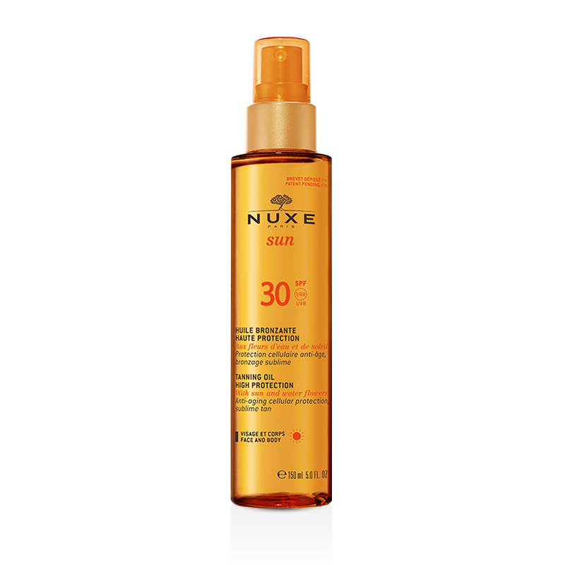 Nuxe Sun Huile Bronzante Spf 30 150 ml Bronzlaştırıcı Yüz ve Vücut Yağı