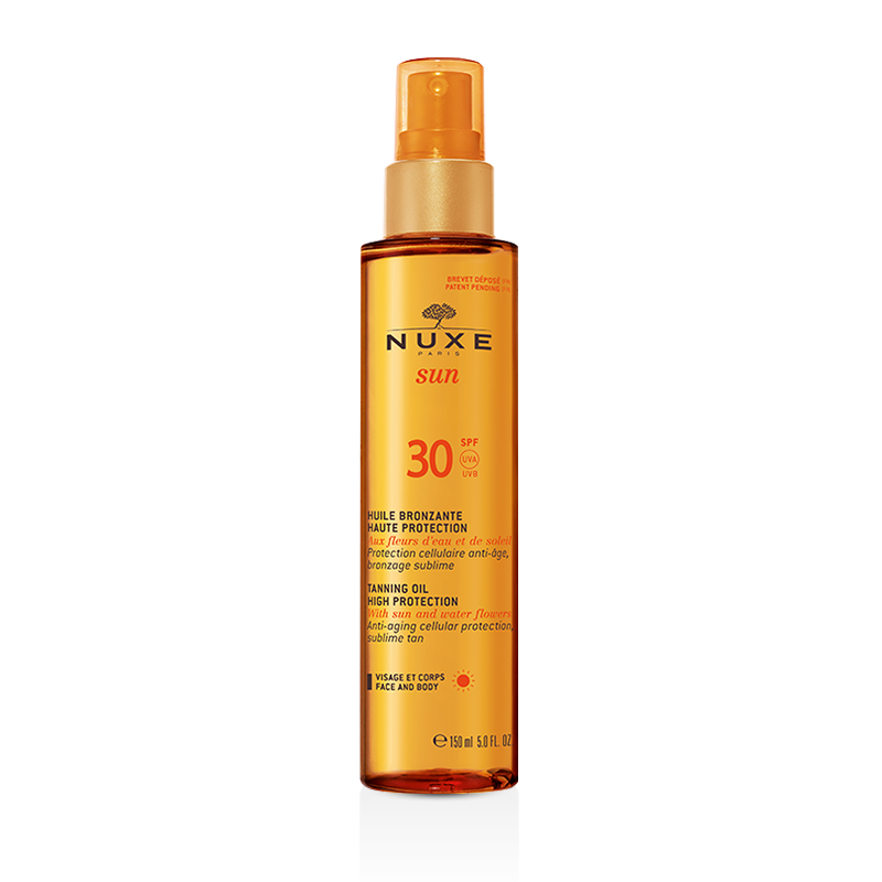 Nuxe Sun Huile Bronzante Spf 30 150 ml Bronzlaştırıcı Yüz ve Vücut Yağı