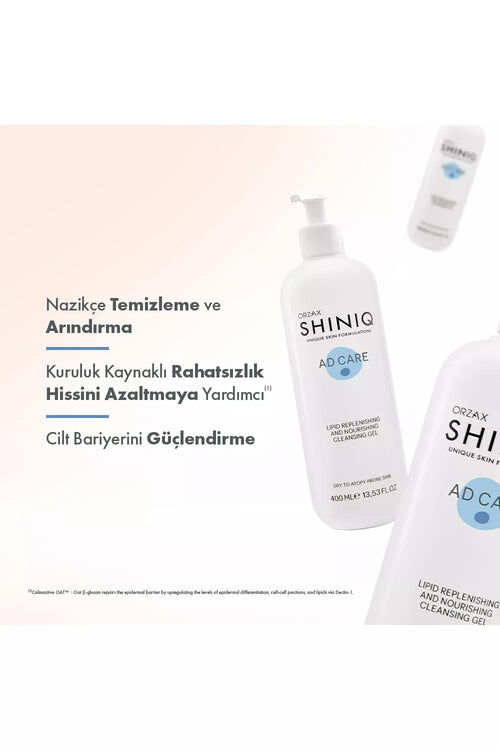 SHINIQ Orzax AD Care Lipid Replenishing And Nourishing Cleansing Gel 400 Ml