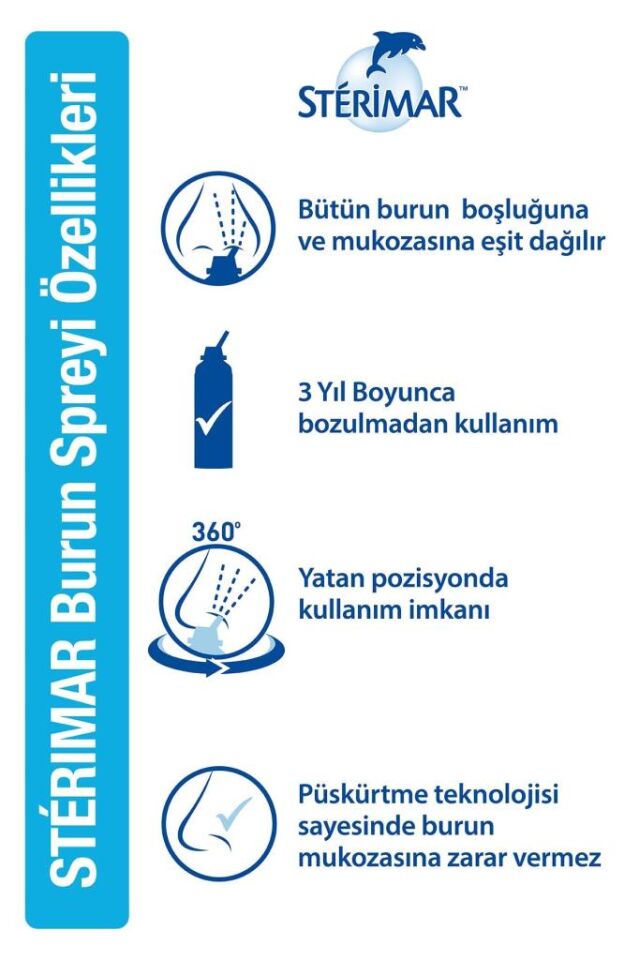 Sterimar Nazal Sprey Okyanus Suyu 50 ml