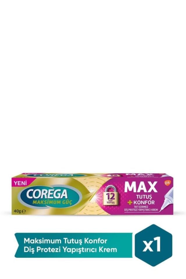 Corega Yastık Konforu 40 gr Protezi Yapıştırıcı Krem
