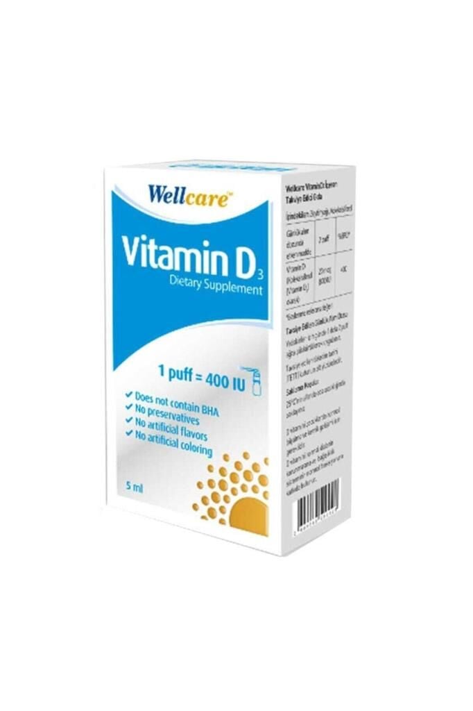Wellcare Vitamin D3 400 IU 5 ml Sprey