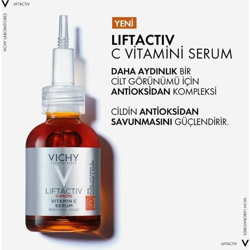 Vichy Liftactiv Supreme 15% Pure Vitamin C Brightening Antioxidant Serum 20 ml