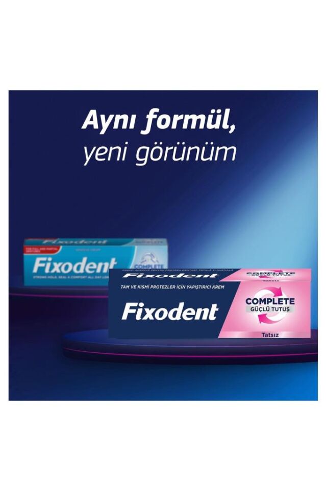 Fixodent Complete Diş Protez Yapıştırıcı Tatsız 47 gr