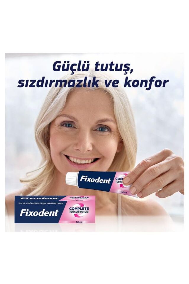Fixodent Complete Diş Protez Yapıştırıcı Tatsız 47 gr