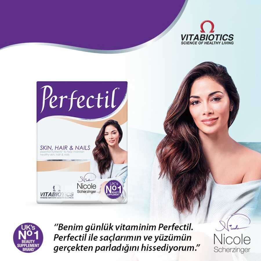 Perfectil Saç Tırmak ve Cilt için 30 Tablet