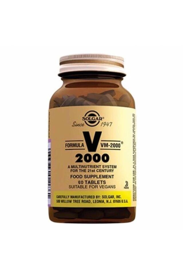 Solgar VM 2000 Multi Vitamin 60 Tablet