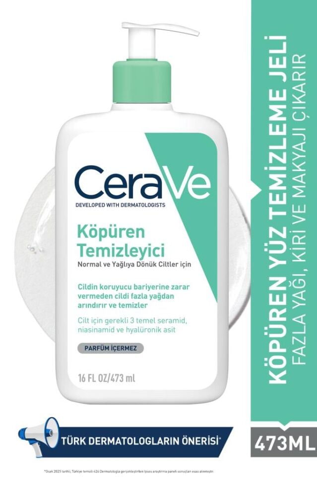 Cerave Foaming Cleanser Köpüren Temizleyici 473 ml