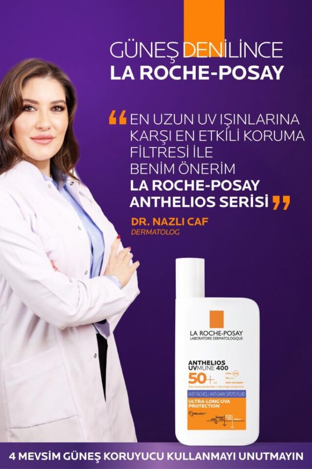 La Roche Posay Anthelios Uvmune Anti Dark Spots Fluid Lekeli Ciltlere Özel Güneş Kremi Spf50+ 50 ml