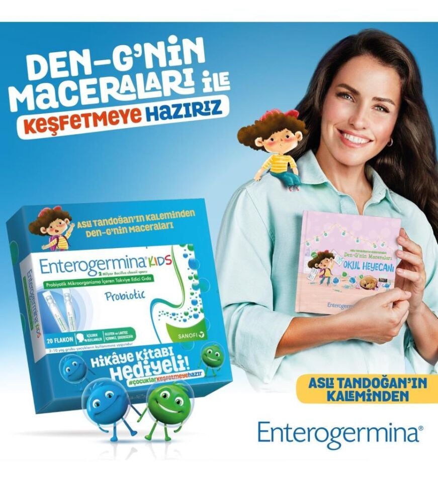 Enterogermina Kids Probiyotik 20 Flakon + Hikaye Kitabı -