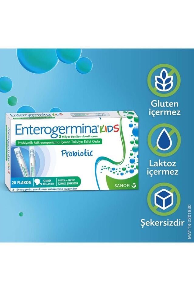 Enterogermina Kids Probiyotik 20 Flakon + Hikaye Kitabı