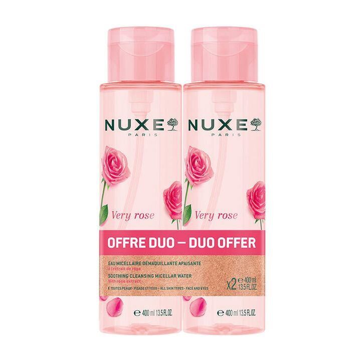 Nuxe Very Rose Soothing Cleansing Micellar Water 2 x 400 ml