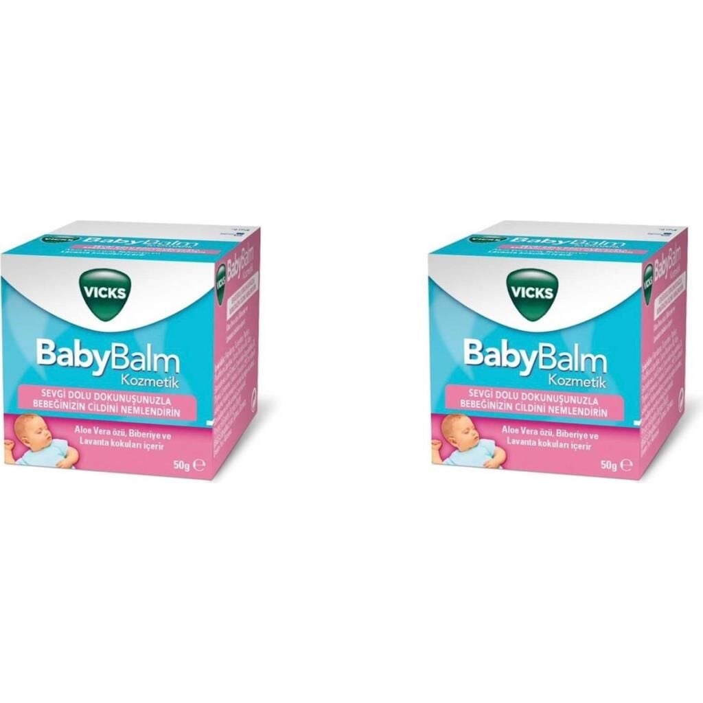 Vicks Baby Balm 50 Gr 2 Boxes