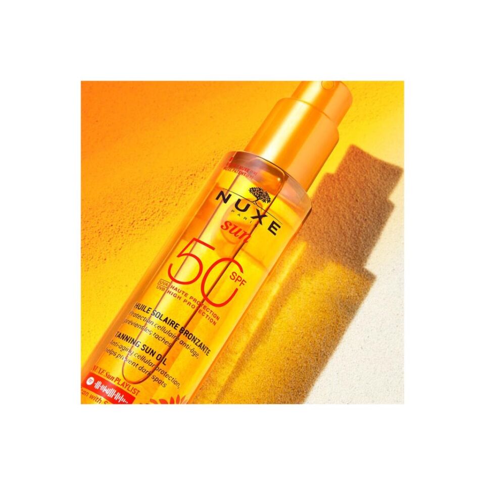 Nuxe Sun Huile Solaire Bronzlaştırıcı Yüz ve Vücut Yağı SPF50 150 ml
