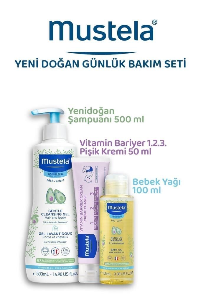 Mustela Bebek Günlük Çözüm Seti