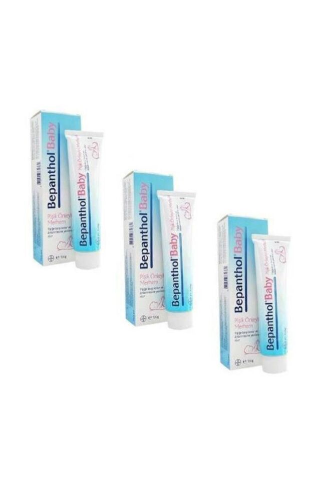 Bepanthol Baby Diaper Rash Prevention Ointment 100 Gr 3 Pieces