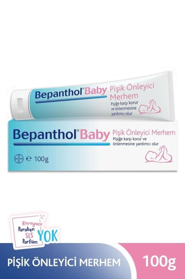 Bepanthol Baby Diaper Rash Prevention Ointment 100 Gr 3 Pieces