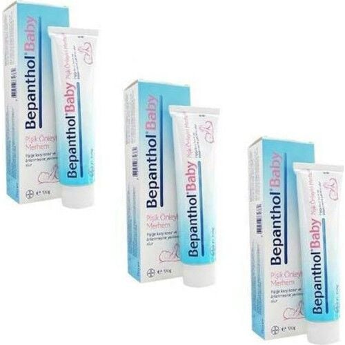 Bepanthol Baby Diaper Rash Prevention Ointment 100 Gr 3 Pieces