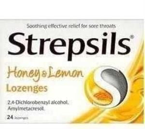 Strepsils Bal ve Limon Aromalı Pastil 24 Pastl