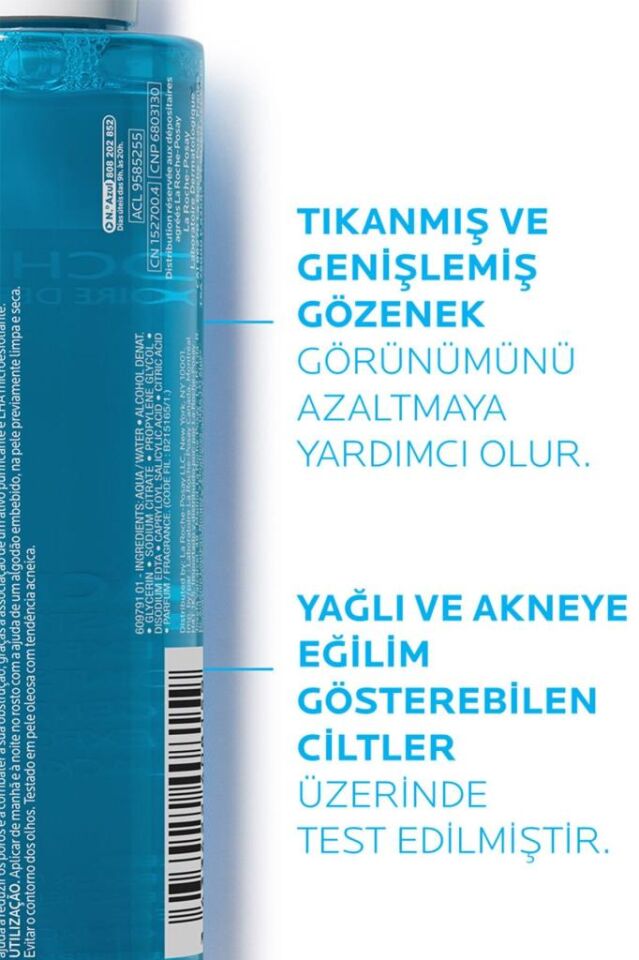 La Roche Posay Effaclar Sıkılaştırıcı Mikro Soyucu Tonik 200 ml