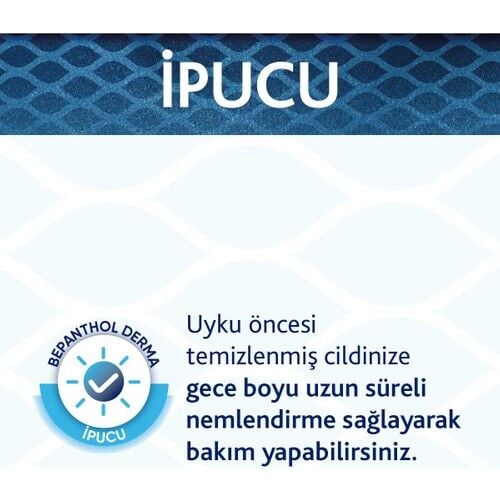 Bepanthol Derma Yoğun Nemlendirici Gece Bakım Kremi 50 ml