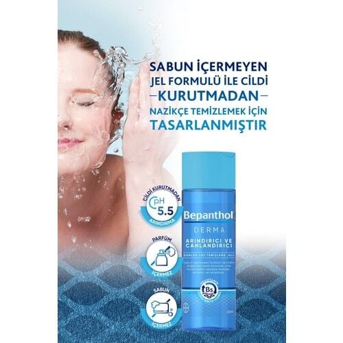 Bepanthol Derma Arındırıcı Canlandırıcı Yüz Temizleme Jel 200ml