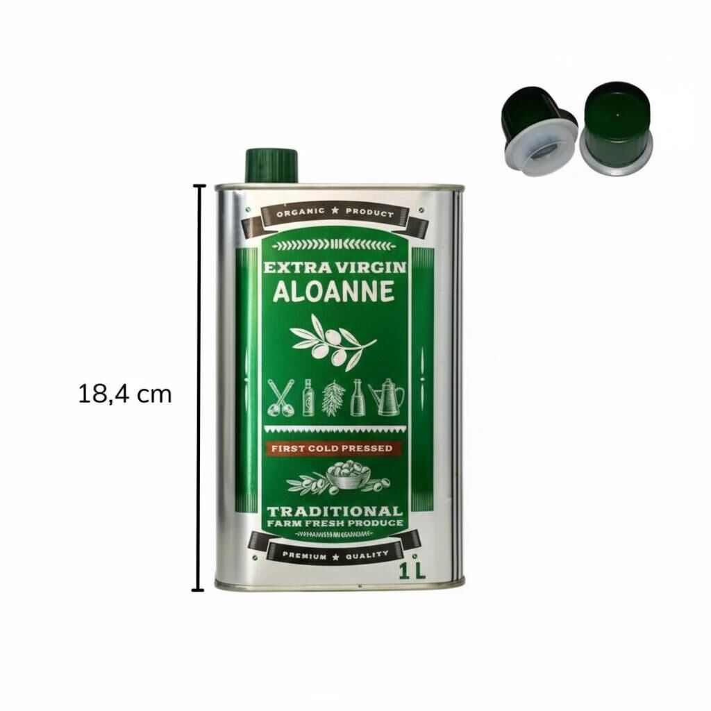 Aloanne Soğuk Sıkım İçilebilir Zeytinyağı 1 lt