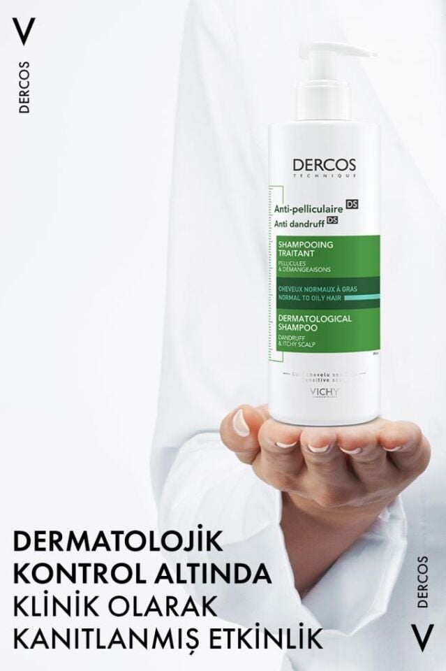 Vichy Dercos Anti-Dandruff Şampuan Normal ve Yağlı Saçlar 75 ml